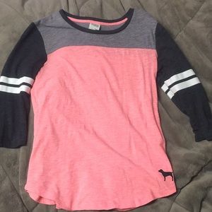 Baseball sleeve tee